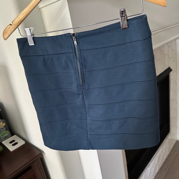 BCBGeneration Teal Mini Skirt - Picture 4 of 4